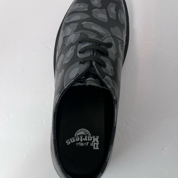 Dr. Martens 1461 Skull Leopard Print Oxfords Black Mens Size 8/ Womens Size 9 - Picture 8 of 8